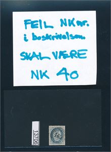 Nk 54 o. Fullstemplet "162" (D/S Flink i rute Tvedestrand-Arendal 1886-93)