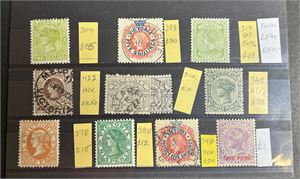 AUSTRALIA-VICTORIA Plansje ex SG 304-422. Ser ok ut (£ 1039)