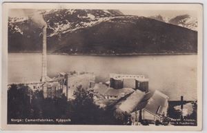 Cementfabriken, Kjöpsvik - Oppi 1/Kjöpsvik Bok- & papirhandel - 1920