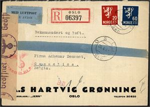Ca 300 norske brev i skoeske. Hovedsakelig fra 1910 til 1945. Jevnt over god kvalitet.