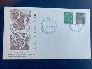 NK 520 og 524 Bruksmerker FDC