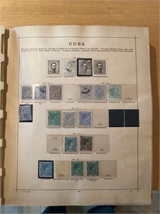 Cuba Stort album Cuba 1873 til 1978 stemplet og *.