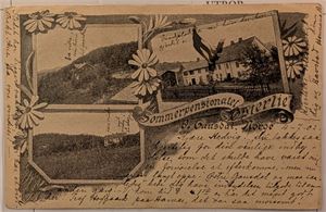 GAUSDAL, Sommerpensionatet Østerlie, brukt 1903.