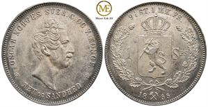 Speciedaler 1855 Oscar I. Kv.0/01