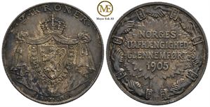 2 Kroner 1906 Jub. Haakon VII. Kv.0