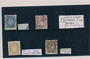 Ex  Nk 49-58, 4 varianter, se bilde