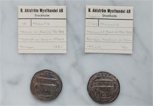 ABBASIDKALIFATET – Harun al-Rashid (786–809) 2 st silverdirham, Madinat al-Salam (Bagdad), daterade 192 H och