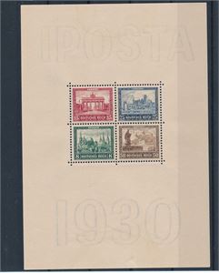 REICH xx Mi Bl 1, 1930 IPOSTA (€ 1600)