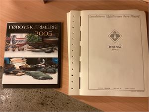 Færøyene Samling på albumark 1975 - 2000 +