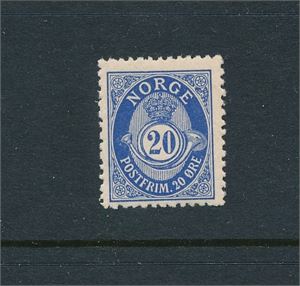Nk 69 xx. 20øre Knudsen, sentrert ned (Hk 4500)