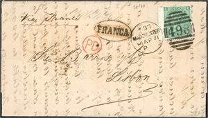 Great Britain. 11 covers, all sent to Portugal 1811-1870.