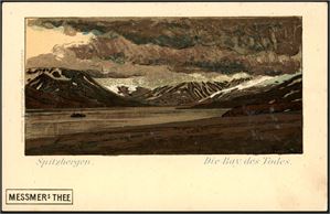 Spitsbergen. 18 kort av utenlandsk opprinnelse fra 4 ulike utgivere. Et par kort med feil.