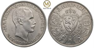 2 kroner 1913 Haakon VII. Kv.0/01