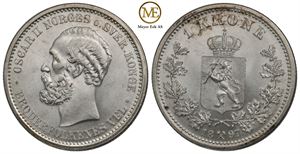 1 krone 1897 Oscar II. Kv.0