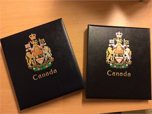 Canada 1975 - 2000 samling **/ stemplet i 2 bind, flotte DAVO album