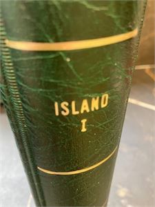 Samling Island */** og stempl. i flott album