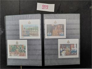 THAILAND xx Masse merker, miniark og Kleinbogen i 32 siders bok Veldig fargerik lot, ikke noe eldre, vi regner med at her er bare postfriskt