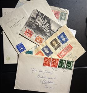 NEDERLAND-BREV/KORT 1920-60, flere til Norge