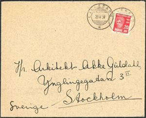 Drøyt 100 forsendelser fra perioden 1850 til ca 1970 i album.