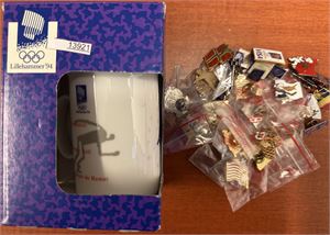 OL LILLEHAMMER OL-krus + lot pins