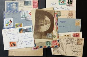 UNGARN 12 brev/kort 1920-60, de fleste til Norge og England