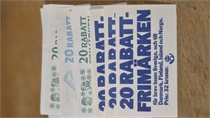 SVERIGE lot 25 st rabatthäften, bästa sorten
