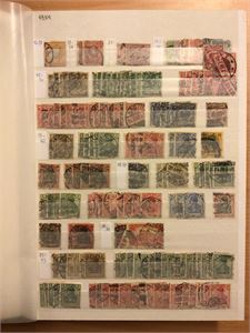 Tyskland Tyske Reich / BRD Velfylt instikksbok (64 sider) med dubletter, brev, kort, etiketter etc  ( 5.500 €uro)