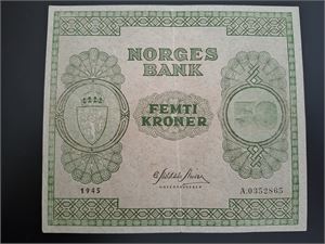 50 kroner 1945 A