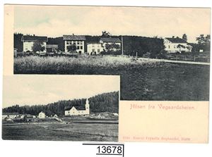 HILSEN FRA VEGAARDSHEIEN (Fryxell) Ubrukt og perfekt