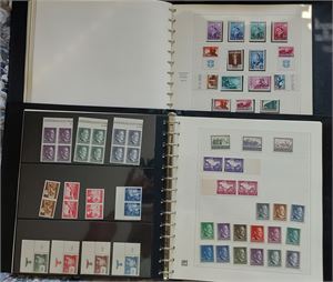 TYSKA BESITTNINGAR II:a VK. Omfattande samling i två välfyllda Safe Dualalbum. Flera kompletta serier **,