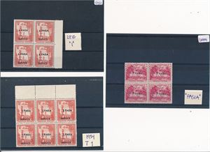 PAKISTAN xx 50-talls bruksmerker i enheter. Et med variant "PASIA"