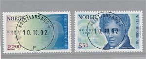 Nk 1473-84 o. 2002 Nordia lux "KRISTIANSAND S F 10.10.02" som er første dag