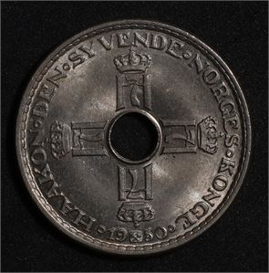 1 krone 1950 Norge 0