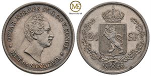 24 skilling 1846 Oscar I. Kv.01