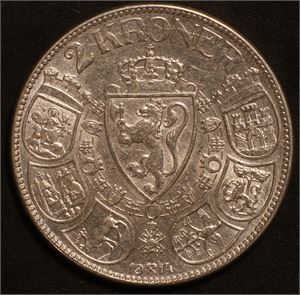 2 krone 1914. Kv.1+