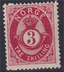 NK 18 bX **  3 sk. Ph. 1872 (Attest Enger og Lasse Nielsen) (Verdi 4200.-)