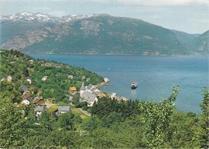 Båtkort - "Vikingen" ved Utne