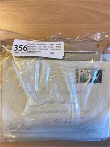 Brevlot Buskerud, mest ulike stempler ca 100 brev.  Flere uvanlige observert (Stenberg, Sjaastad mm)