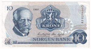 10 kroner 1981 HF.0294993