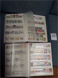 CUBA Mest brukte merker i 64 + 32 siders bøker. Masse merker, lite gammelt, det meste ordreavstemplet