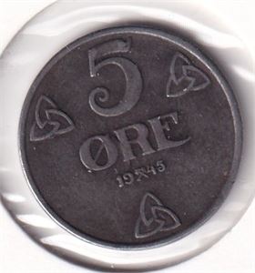 5 øre 1945