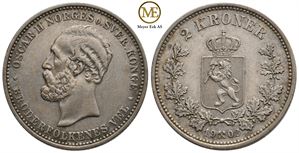 2 kroner 1902 Oscar II. Kv.01