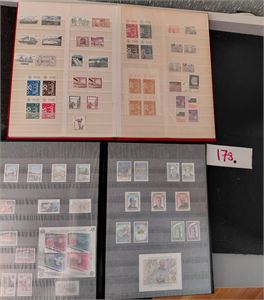 DIVERSE LAND/MOTIVER 2 16 siders bøker. En del CEPT i den ene, en del postfriskt SVERIGE i den andre, ellers diverse