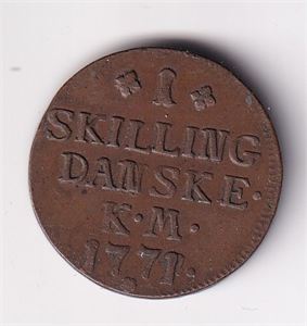 Danmark 1 skilling 1771