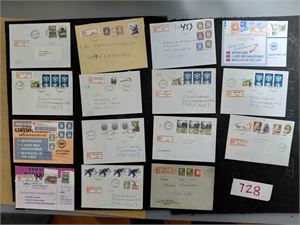 AUST-AGDER - REKBREV 31 forskjellige stempler på 31 brev