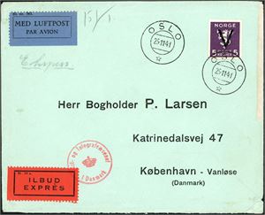 Ca 75 konvolutter, hovedsakelig norske fra 1910 til 1950. Av de utenlandske er det noen "litt bedre" Islandske FDC.