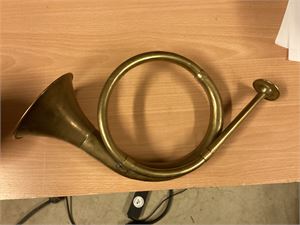 Posten Posthorn i Messing