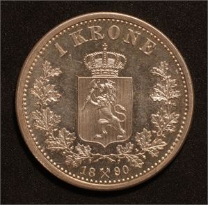 1 krone 1890. Kv.0