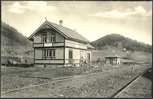 Byafossen station. Hell-Sundebanen. K-1