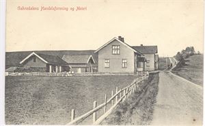 Lillestrøm (Fet):  Gahnsdalens Handelsforening og Meieri Eneret. M.M. Lohne, Kristiansand S. No. 191 brukt julen 1910